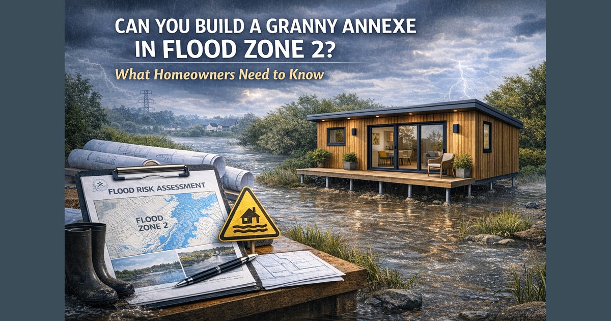 Granny Annexe in Flood Zone 2